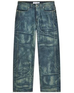 Won Hundred Cale Faded Relaxed Straight-Leg Denim Jeans - Blue