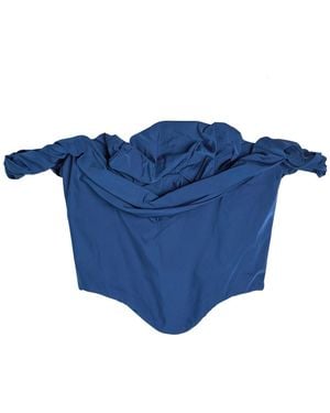 Vivienne Westwood Chichi Corset Draped Taffeta Crop Top - Blue