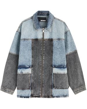 ROTATE SUNDAY Patchwork Jacket - Blue