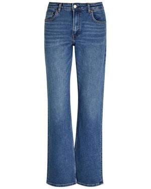 Reformation Elton Straight-Leg Jeans - Blue