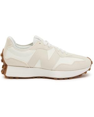 New Balance 327 Panelled Leather Trainers - White