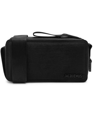 Jacquemus Le Cuerda Horizontal Nylon Cross-Body Bag - Black