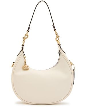 COACH Jonie 22 Leather Shoulder Bag - Natural