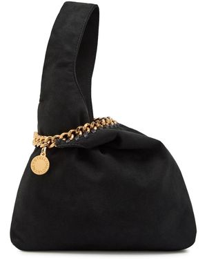 Stella McCartney Falabella Suede Wristlet Bag - Black