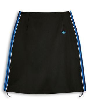 Wales Bonner Adidas X Satin Midi Skirt - Black