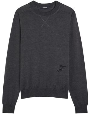 Jacquemus Le Jumper Merino Wool-Blend Jumper - Grey
