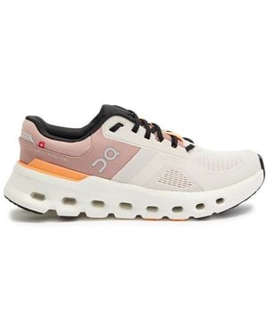 On Shoes Cloud Runner 2 Panelled Knit Trainers - Orange