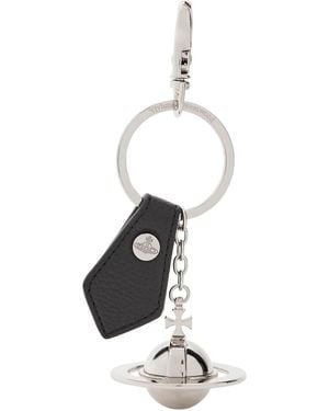 Vivienne Westwood 3D Orb Keyring - White