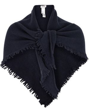 Inverni Wool-blend Shawl - Blue