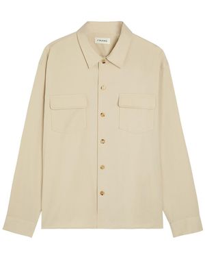 FRAME Cotton Overshirt - Natural