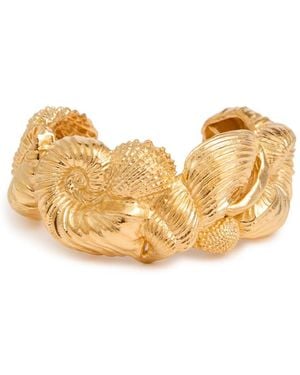 Joanna Laura Constantine Seashell 18Kt-Plated Cuff - Metallic