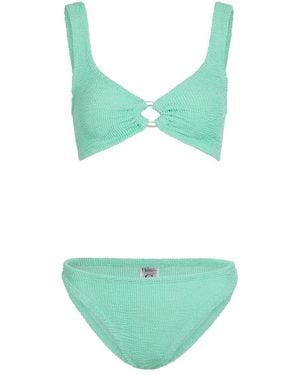 Hunza G Julia Crinkle Bikini - Green