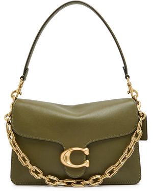 COACH Tabby Leather Shoulder Bag - Metallic