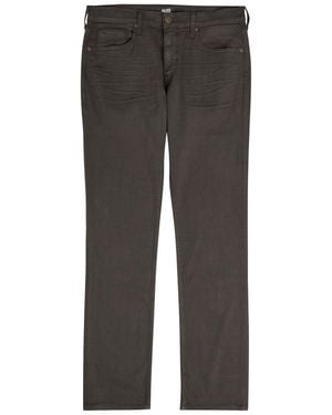 PAIGE Federal Slim Straight-Leg Jeans - Grey