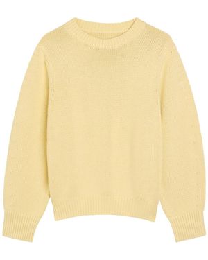 TOTEME Knitted Cotton-Blend Jumper - Natural