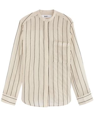 Day Birger et Mikkelsen Yrsa Striped Chiffon Shirt - Natural