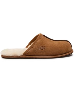 UGG Scuff Suede Slippers - Brown