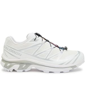 Salomon Xt-6 Gtx Panelled Mesh Trainers - White