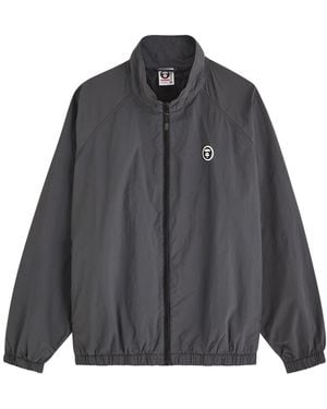Aape Logo Shell Track Jacket - Grey