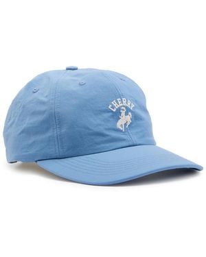CHERRY LA Western Embroidered Nylon Cap - Blue
