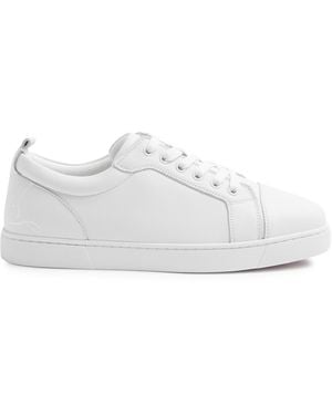 Christian Louboutin Fun Louise Junior Leather Trainers - White