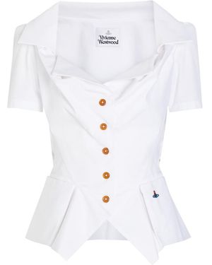Vivienne Westwood Monday Tailored Cotton-Poplin Shirt - White