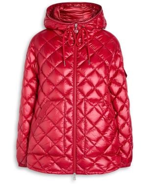 Moncler Camicia Quilted Shell Jacket - Red