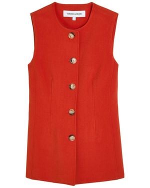 Veronica Beard Jessup Darted Tailored Vest