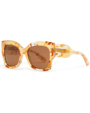 Chloé Oversized Square-Frame Sunglasses - Brown