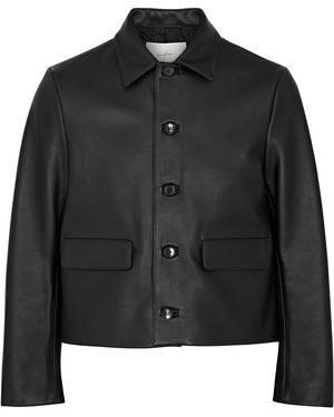 Second Layer Mad Dog Leather Jacket - Black