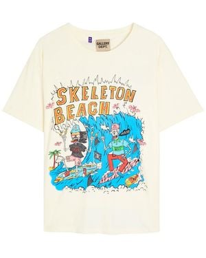 GALLERY DEPT. Printed Cotton T-Shirt - White