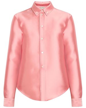 Calvin Klein Sophie Satin Shirt - Pink