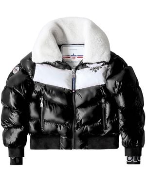 Malibu Ski Club Apres Slick Bomber Jacket - Black