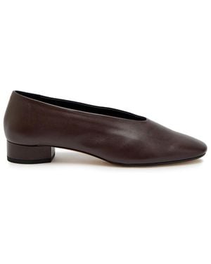 Aeyde Delia 20 Leather Pumps - Brown