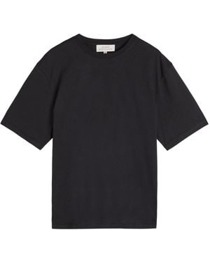 Studio Nicholson Branded Cotton T-Shirt - Black