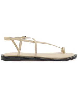 A.Emery Reef Leather Sandals - White