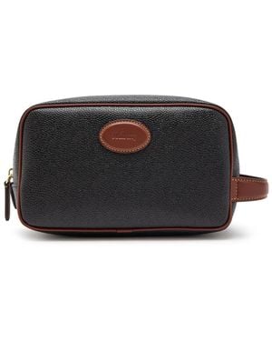 Mulberry Grained Leather Washbag - Black