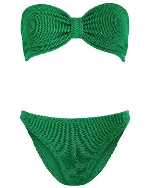 Hunza G Jean Crinkle Bikini - Green