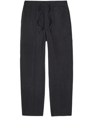 PAIGE Cremonesi Straight-Leg Knit Joggers - Blue