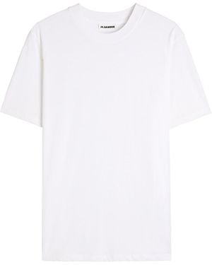 Jil Sander Cotton T-Shirt - White