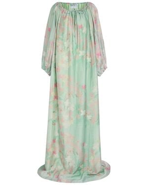 BERNADETTE Ally Floral-Print Woven Maxi Dress - Green