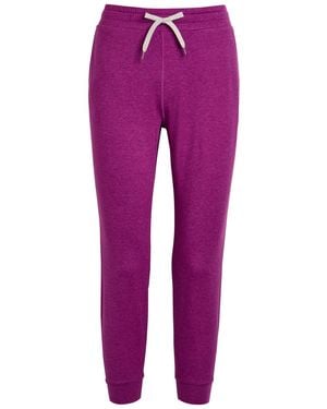 Vuori Performance Stretch-Jersey Sweatpants - Purple