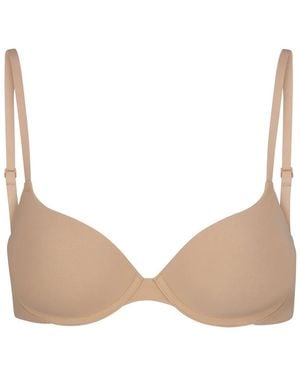 Skims Stretch-Jersey Push-Up Bra - Natural
