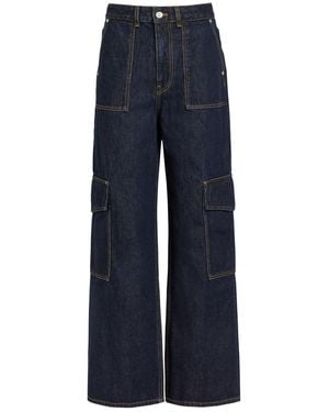 Ganni Angi Straight-Leg Jeans - Blue