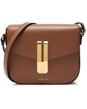 DeMellier London Vancouver Small Leather Cross-Body Bag - Brown