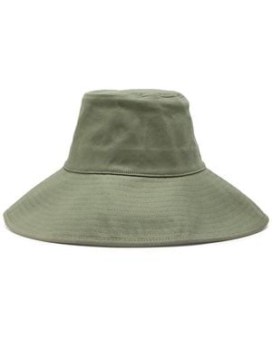 Lack of Color Holiday Canvas Bucket Hat - Green
