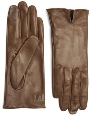 Handsome Stockholm Essentials Leather Gloves - Brown