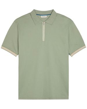 Sandbanks Logo Cotton Polo Shirt - Green