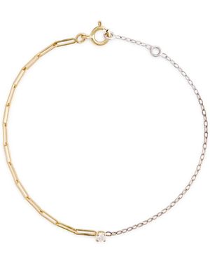 Yvonne Léon Solitaire Diamond 18kt Bracelet - White