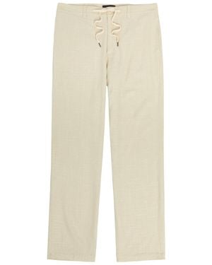 PAIGE Tiano Straight-Leg Trousers - Natural